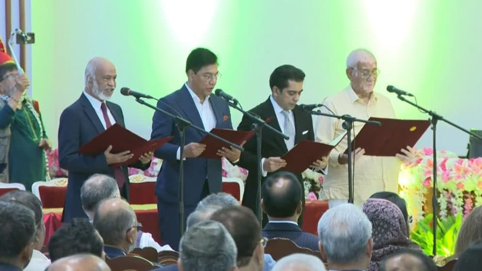 শপথ নিলেন চার মন্ত্রী ও দুই প্রতিমন্ত্রী